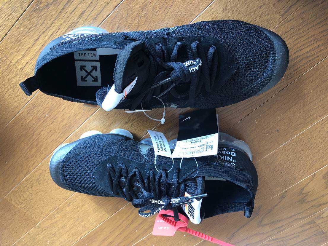 Off-White × Nike Air Vapormax "Black/Total Orange/Clear"