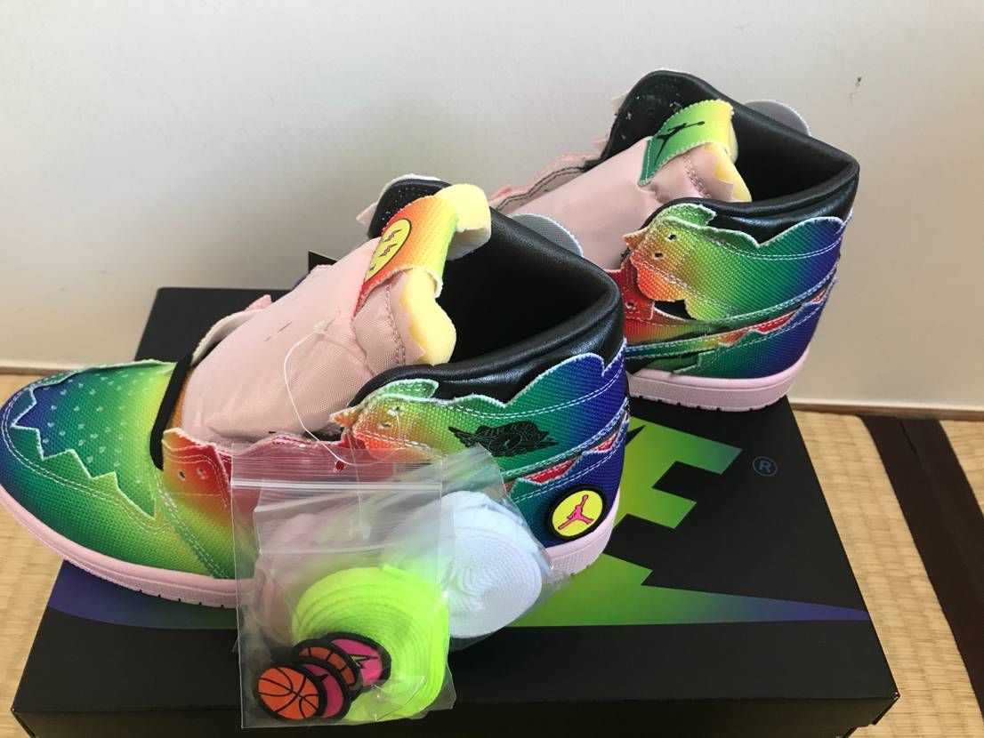 J Balvin × Nike Air Jordan 1 High OG "Rainbow"