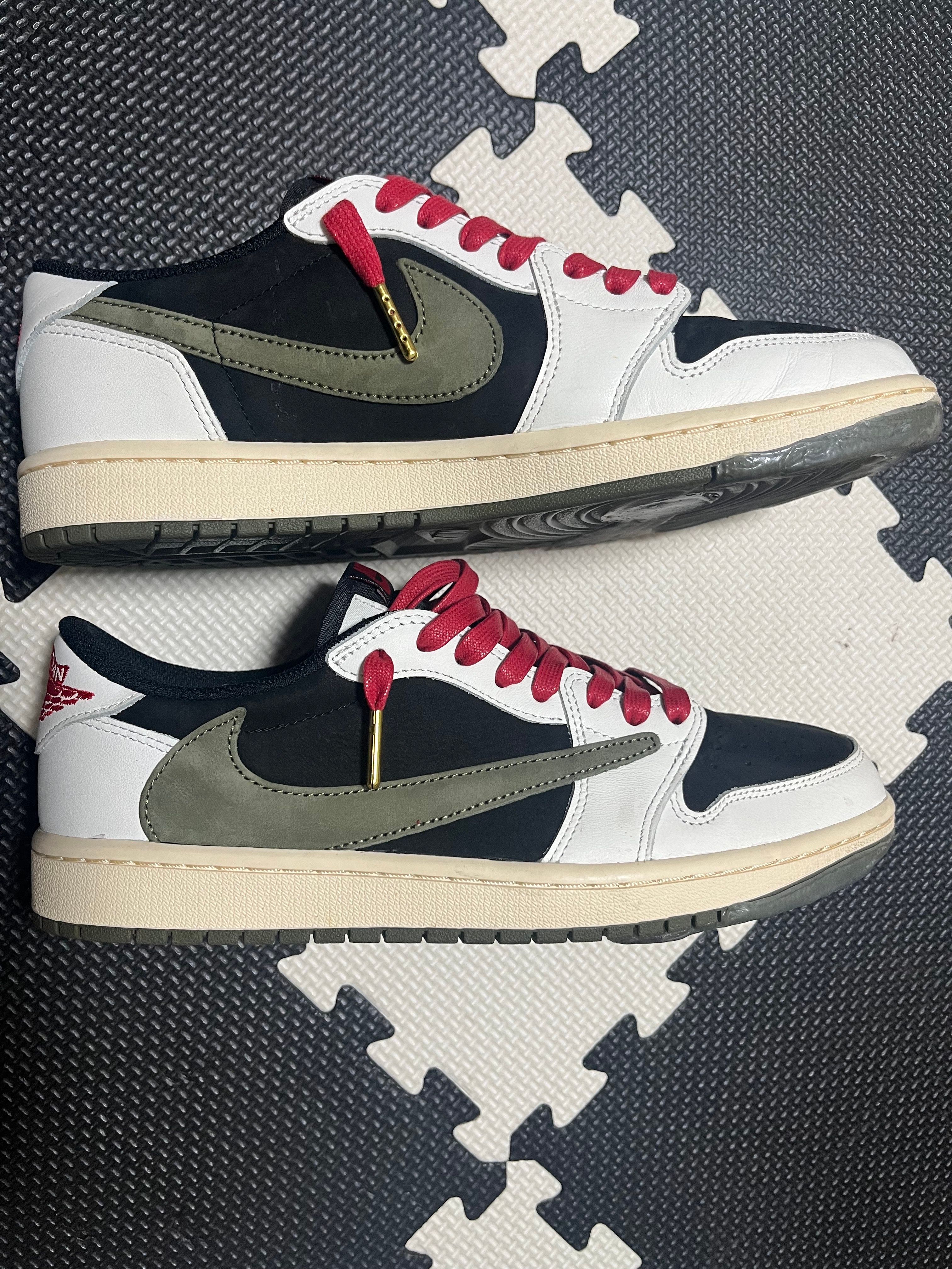 Travis Scott × Nike Women's Air Jordan 1 Low OG "Medium Olive"