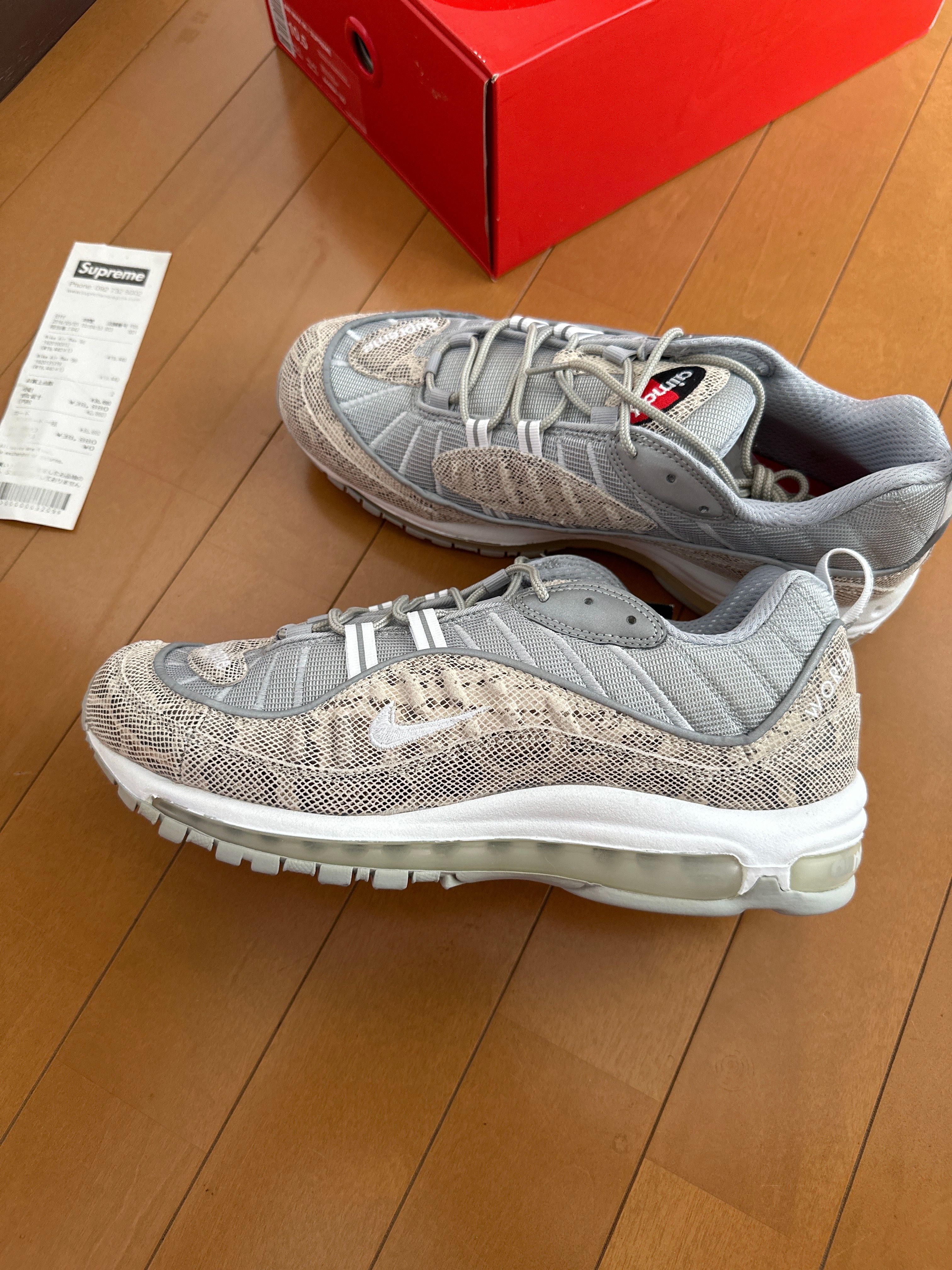 Supreme × Nike Air Max 98 "Snakeskin"