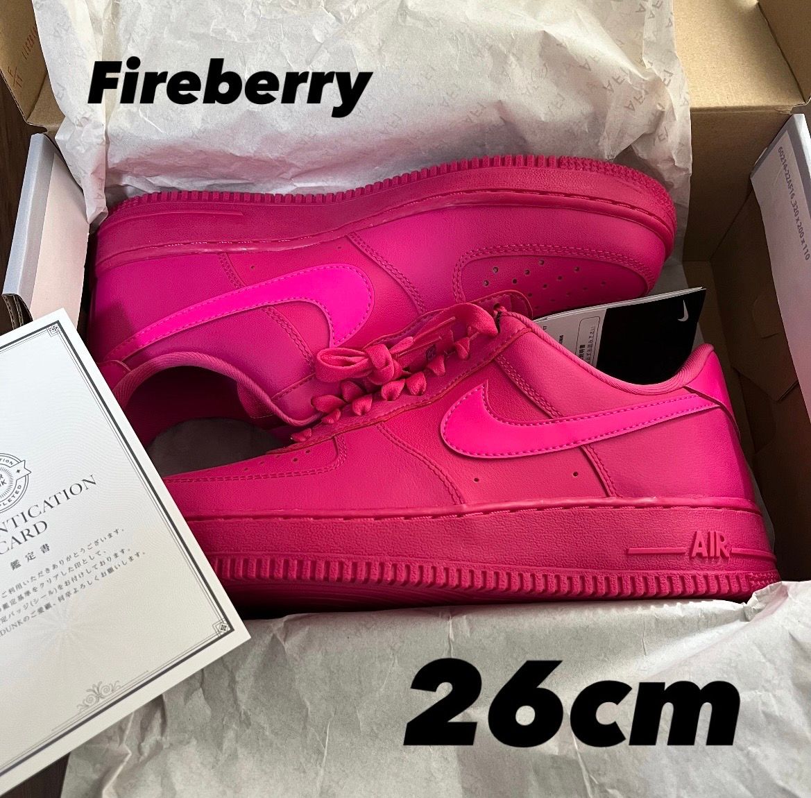 Nike Women's Air Force 1 '07 "Fireberry"