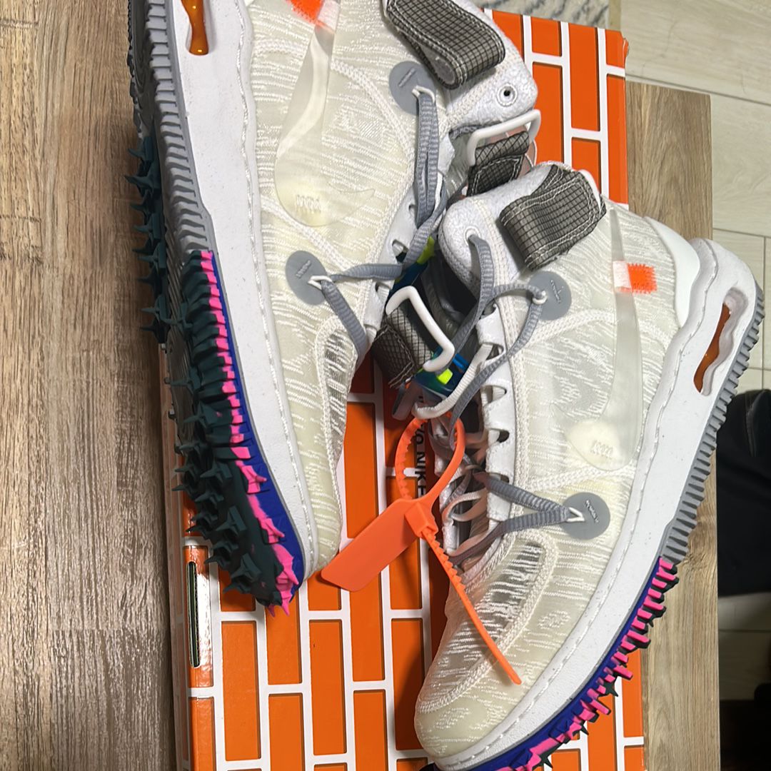 Off-White × Nike Air Force 1 Mid "White"