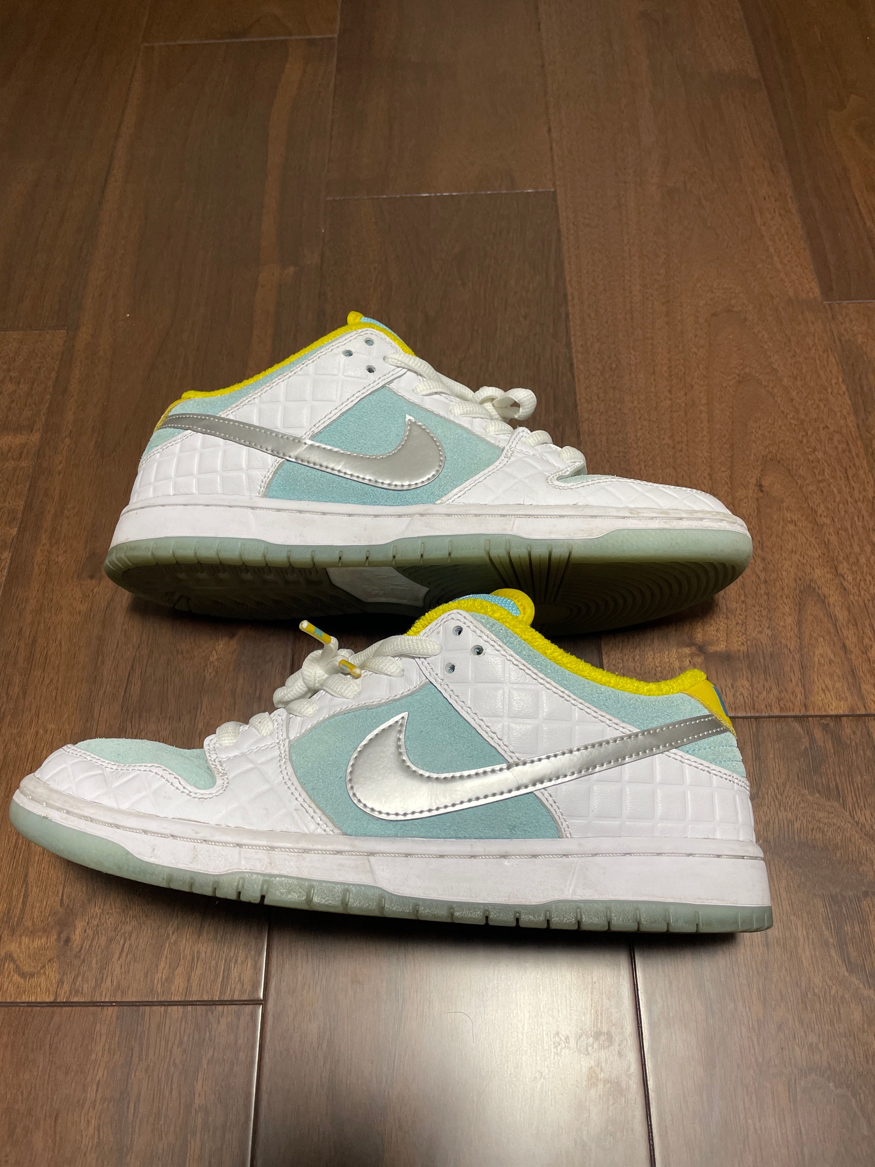 FTC × Nike SB Dunk Low "White/Blue"