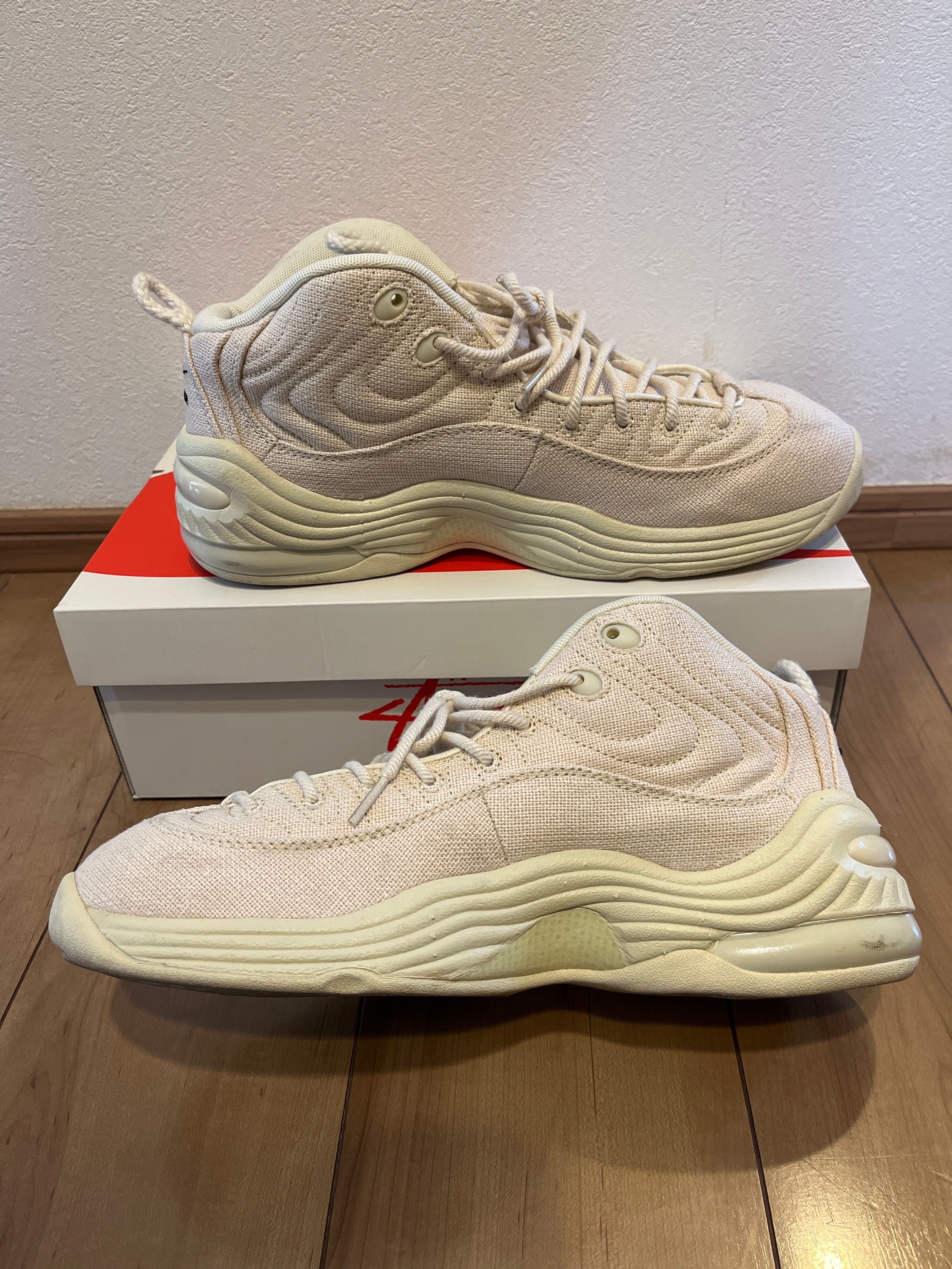 Stussy × Nike Air Penny 2 "Fossil"