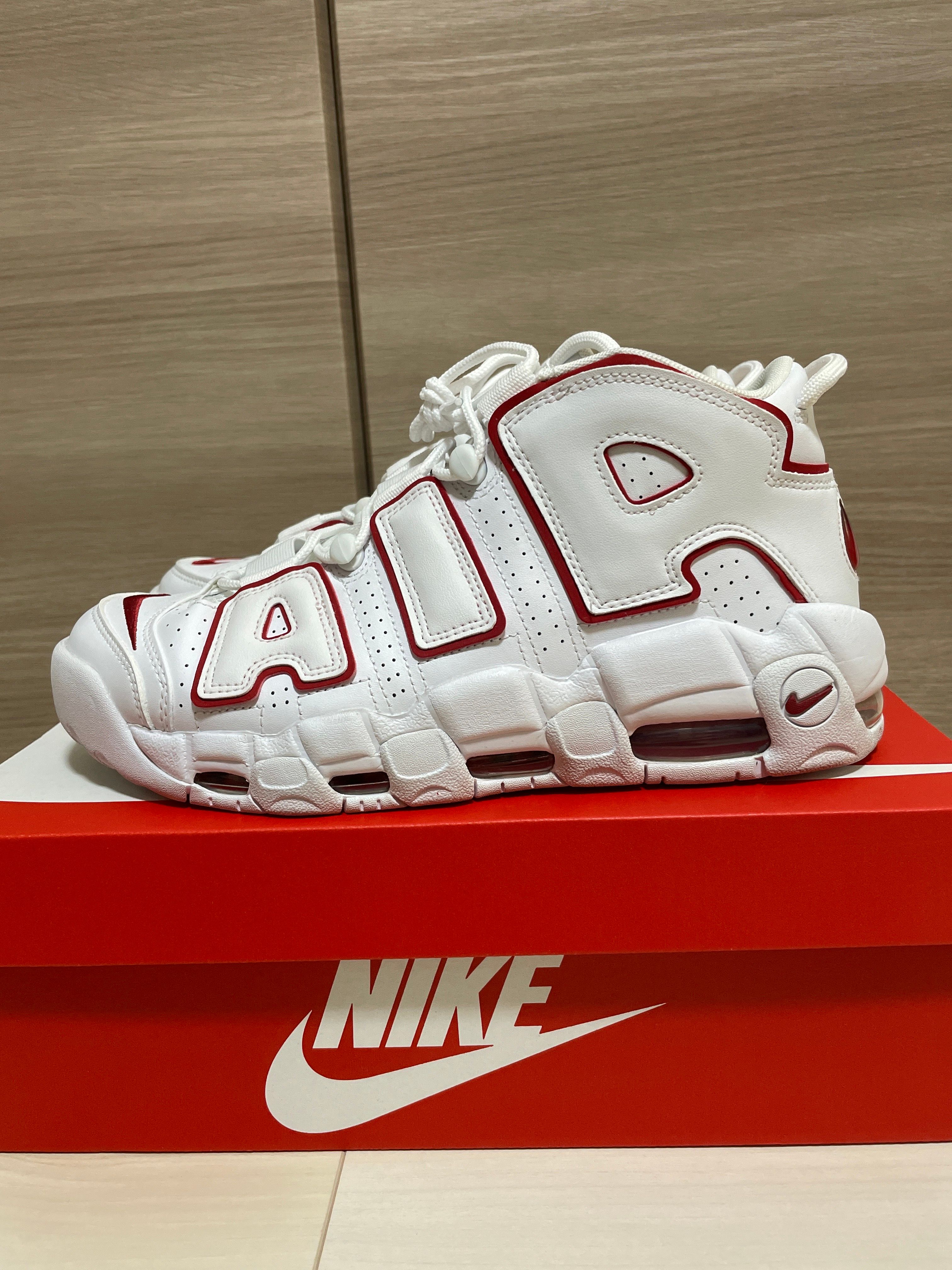 NIKE AIR MORE UPTEMPO "WHITE/VARSITY RED" (2021)