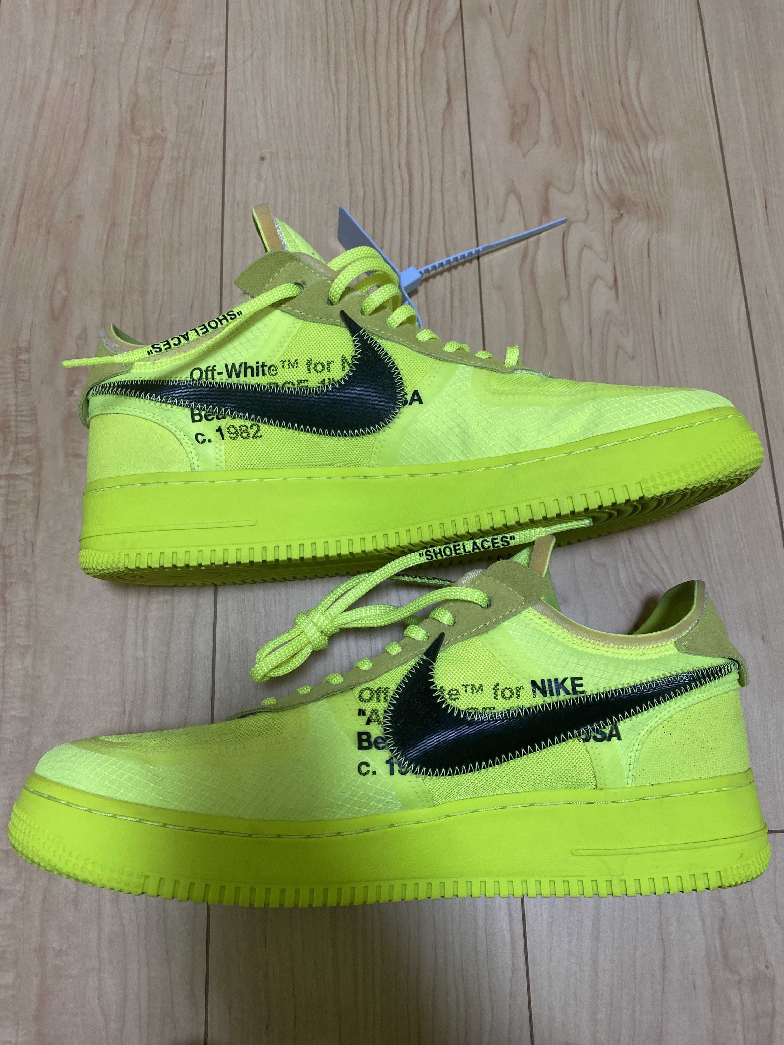 Off-White × Nike Air Force 1 Low "Volt"