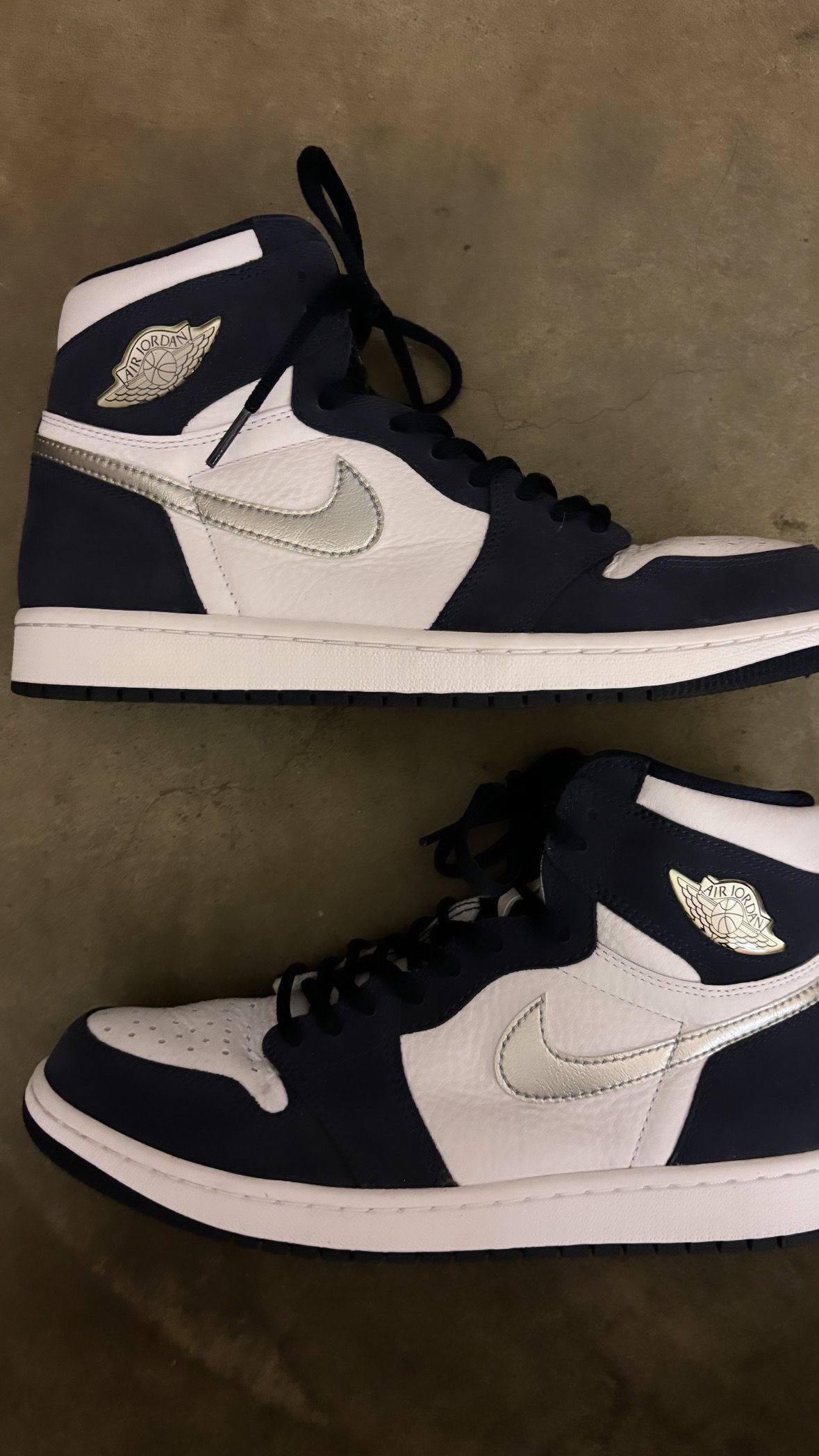 Nike Air Jordan 1 High OG CO.JP "White/Midnight Navy" (2020)(ブリーフケースなし)