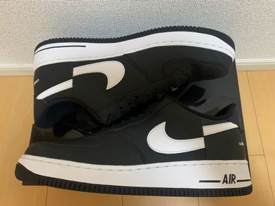 Supreme × COMME des GARCONS SHIRT × Nike Air Force 1 Low "Black/White" (2018)
