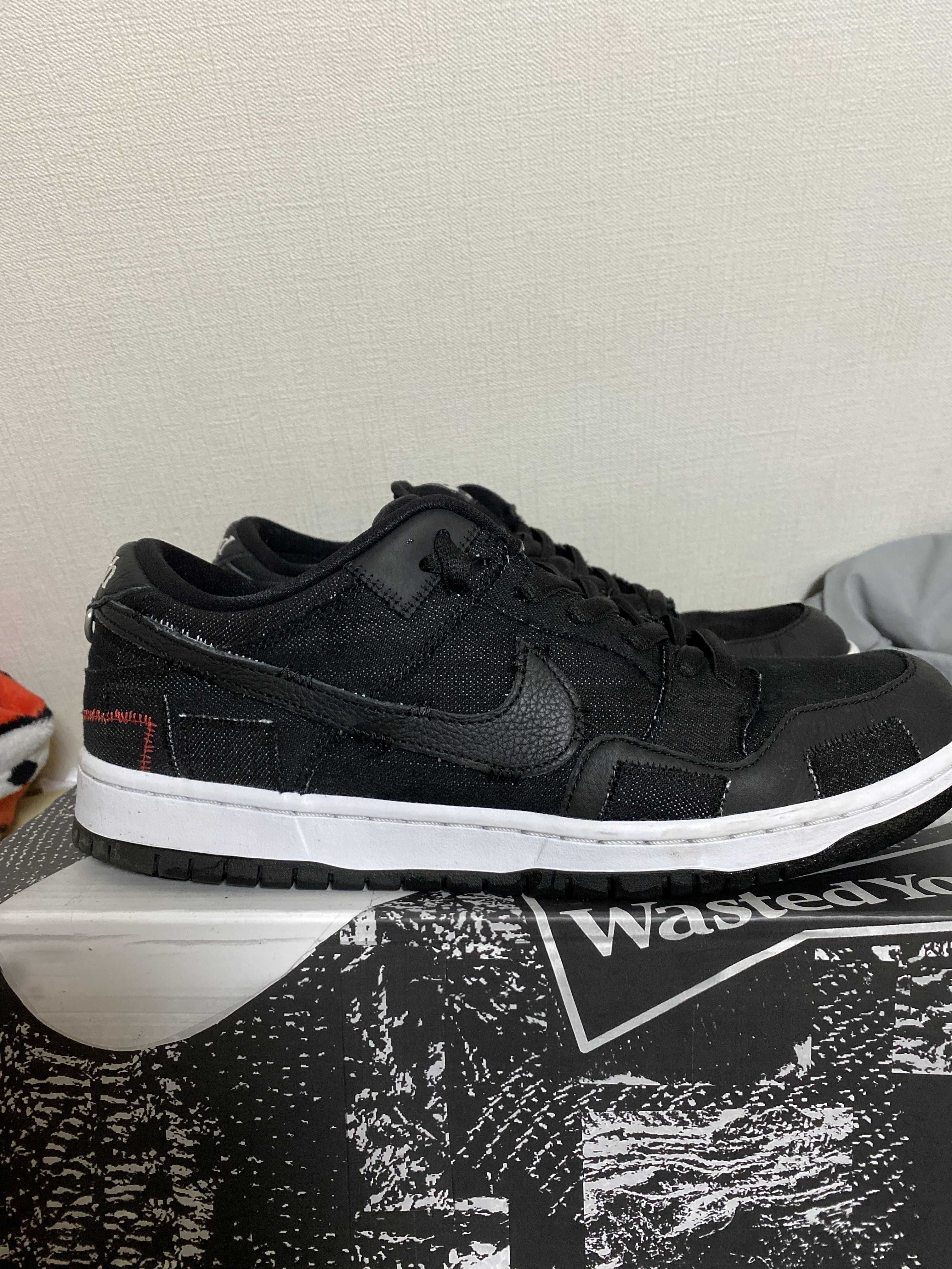 Wasted Youth × Nike SB Dunk Low "Black Denim"(Special Box) / VERDY