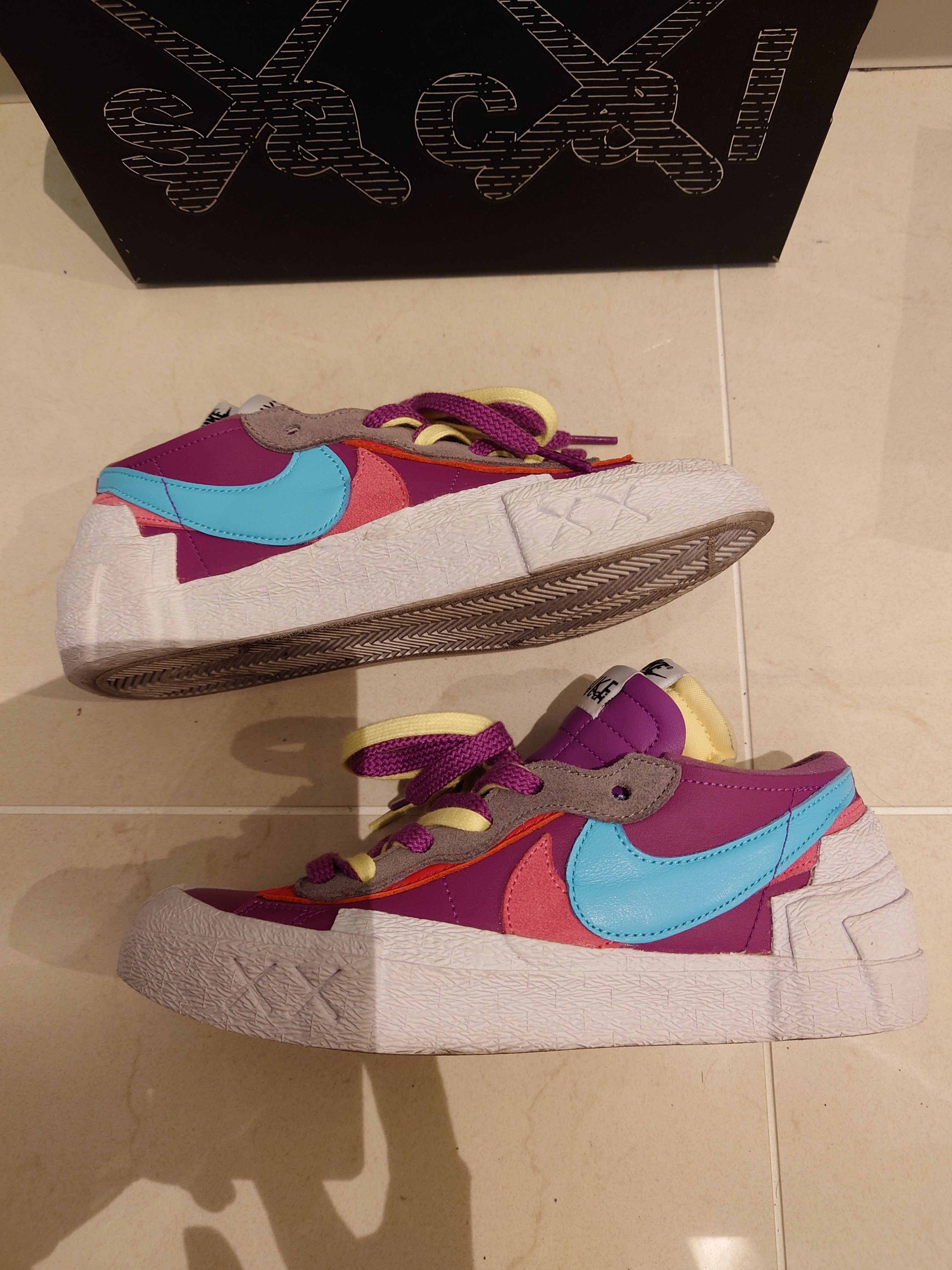 KAWS × sacai × Nike Blazer Low "Purple Dusk"