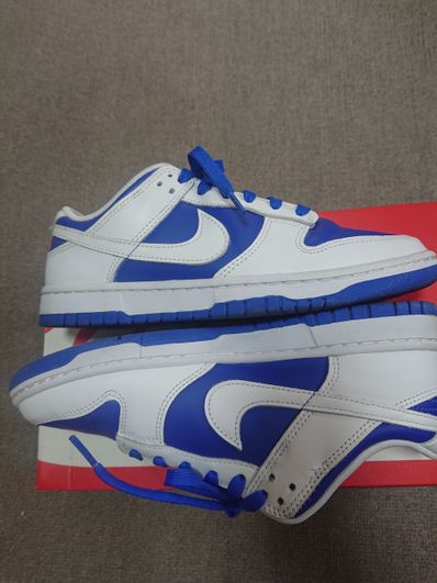 Nike Dunk Low Retro "Racer Blue and White"