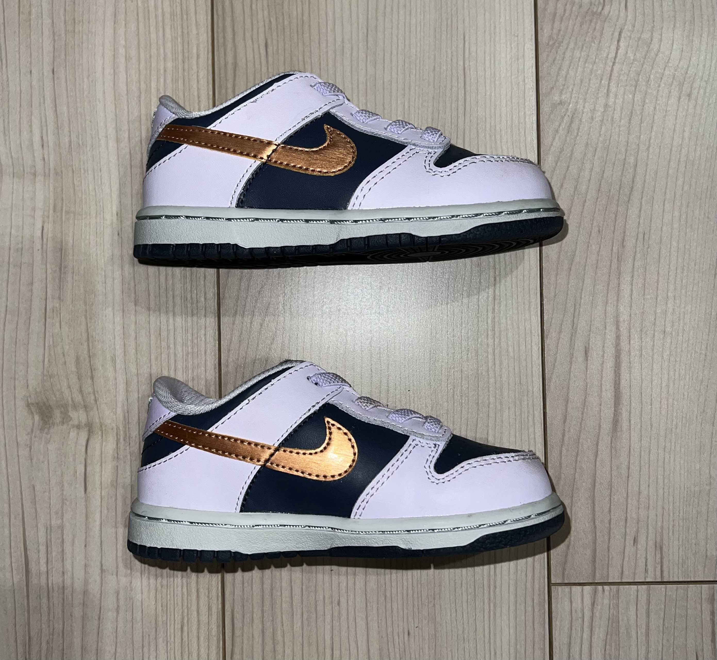 Nike TD Dunk Low "Copper Swoosh"