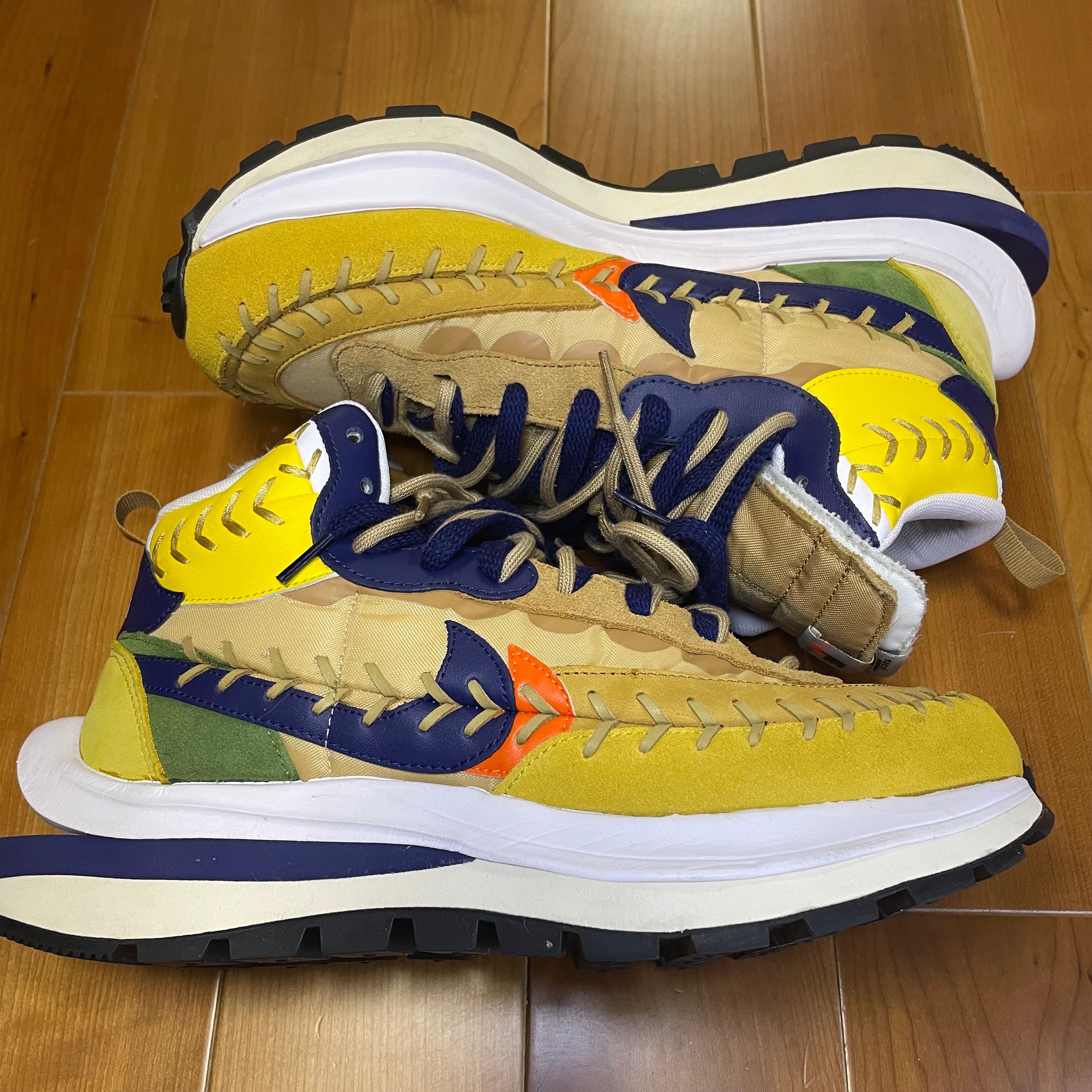 Jean-Paul Gaultier × sacai × Nike VaporWaffle "Sesame/Multi Color"