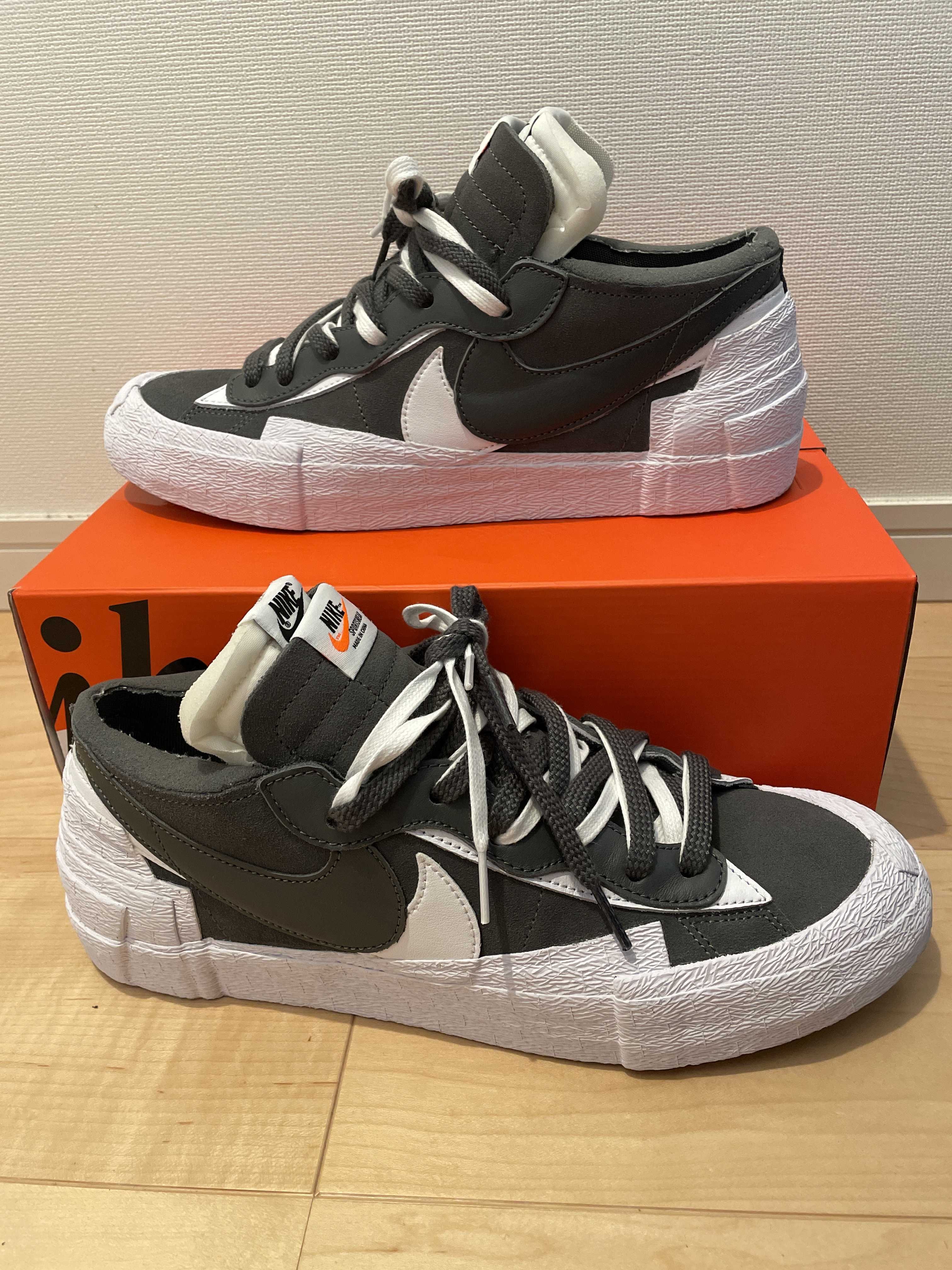 Sacai × Nike Blazer Low "Iron Grey"