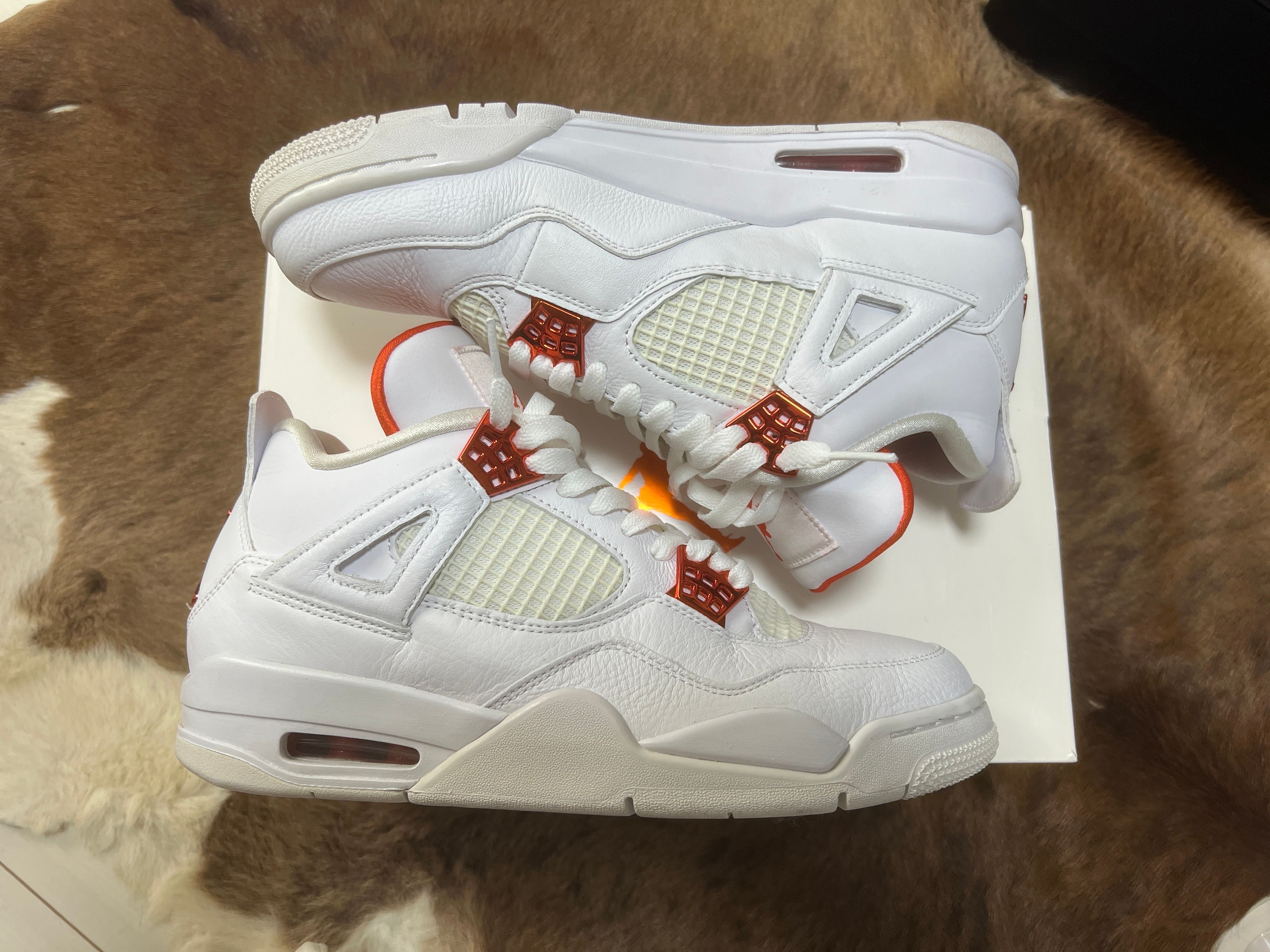 Nike Air Jordan 4 Retro "White/Team Orange"