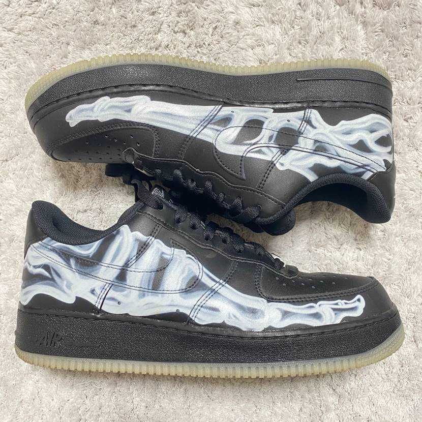 Nike Air Force 1 Low "Black Skeleton"