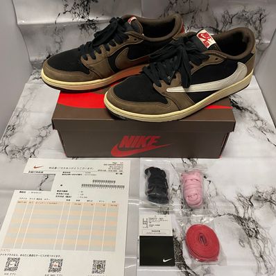 Travis Scott × Nike Air Jordan 1 Low OG SP-T "Black/Dark Mocha"