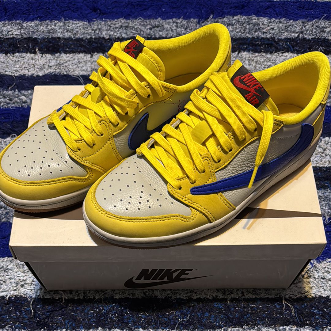 Travis Scott × Nike Women's Air Jordan 1 Retro Low OG "Canary"