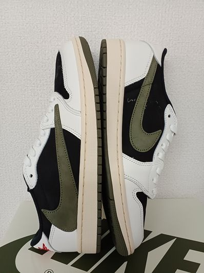 Travis Scott × Nike Women's Air Jordan 1 Low OG "Medium Olive"