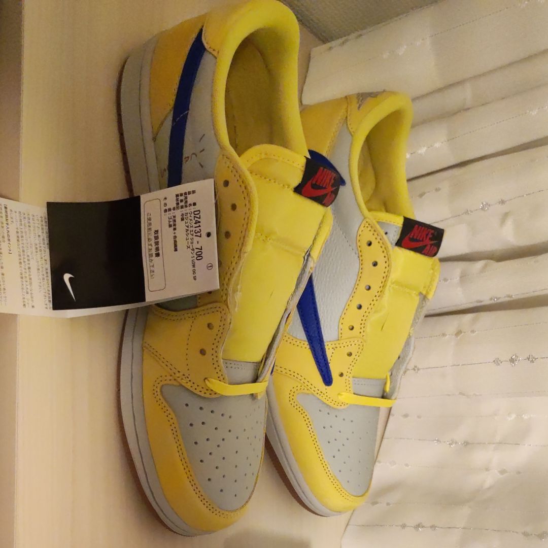 Travis Scott × Nike Women's Air Jordan 1 Retro Low OG "Canary"