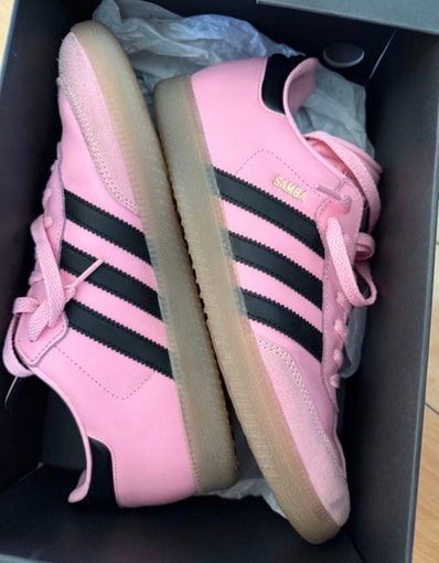 Inter Miami CF × adidas Samba Messi "Light Pink/Core Black/Gum"