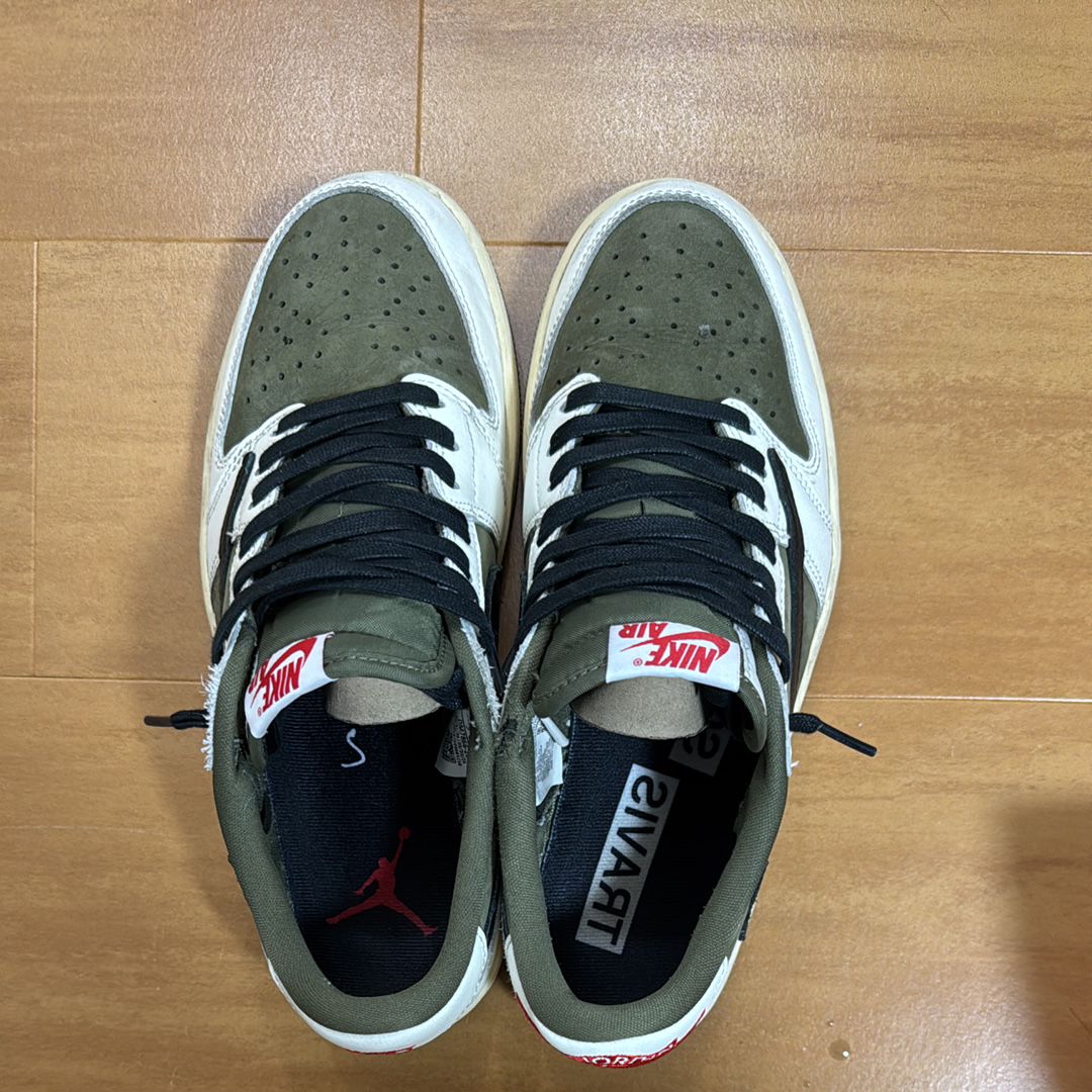 Travis Scott × Nike Air Jordan 1 Low OG SP "Reverse Olive"