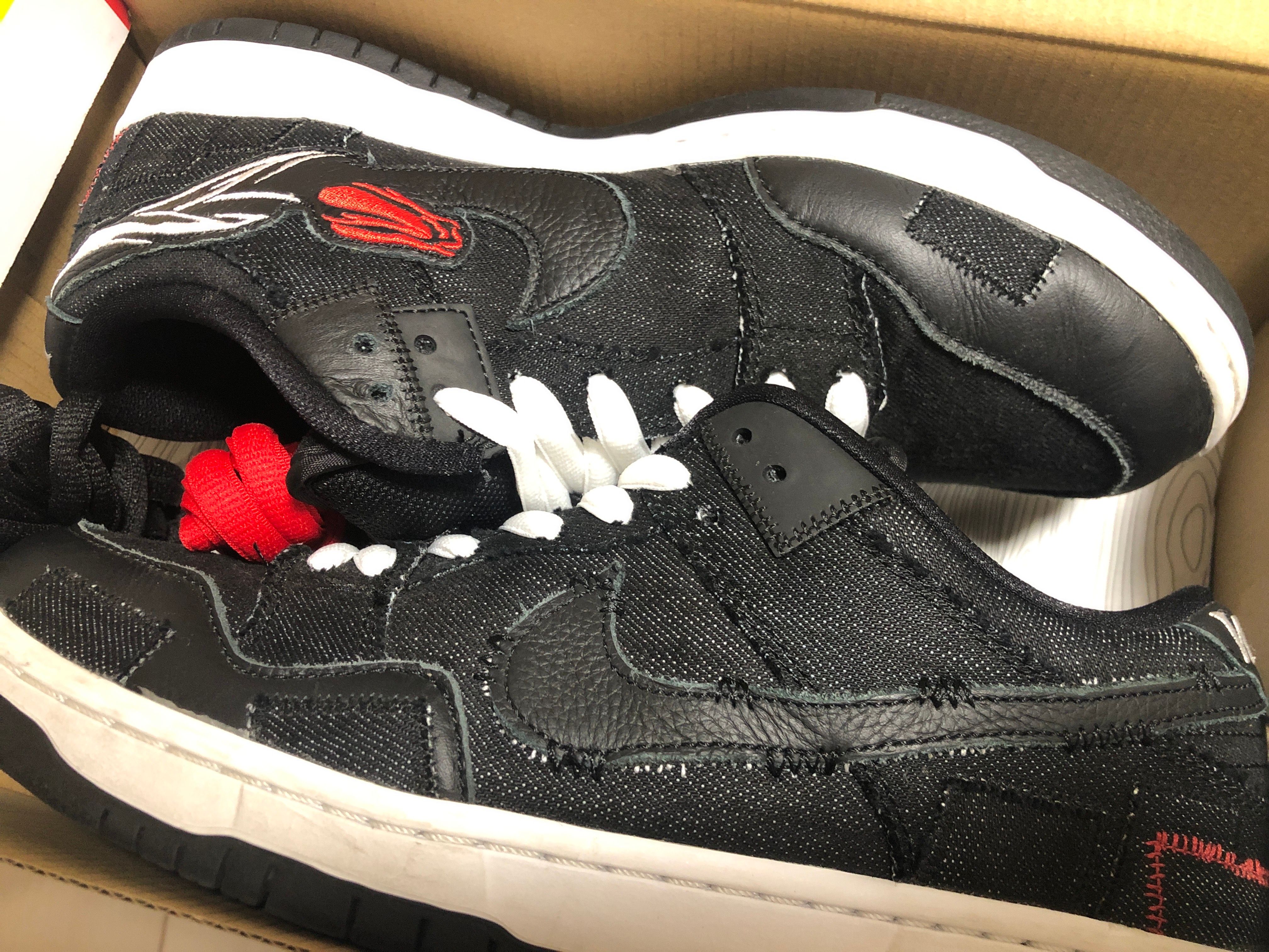 Wasted Youth × Nike SB Dunk Low "Black Denim" / VERDY