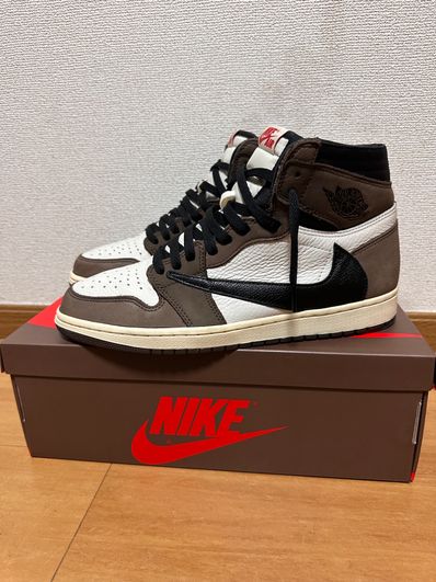 Travis Scott × Nike Air Jordan 1 Retro High OG TS SP "Sail/Dark Mocha"