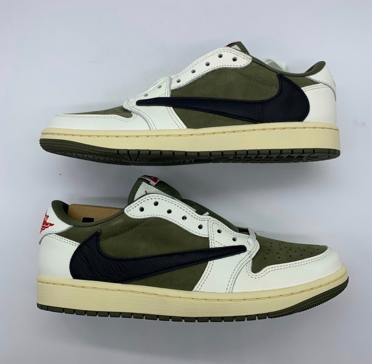 Travis Scott × Nike Air Jordan 1 Low OG SP "Reverse Olive"