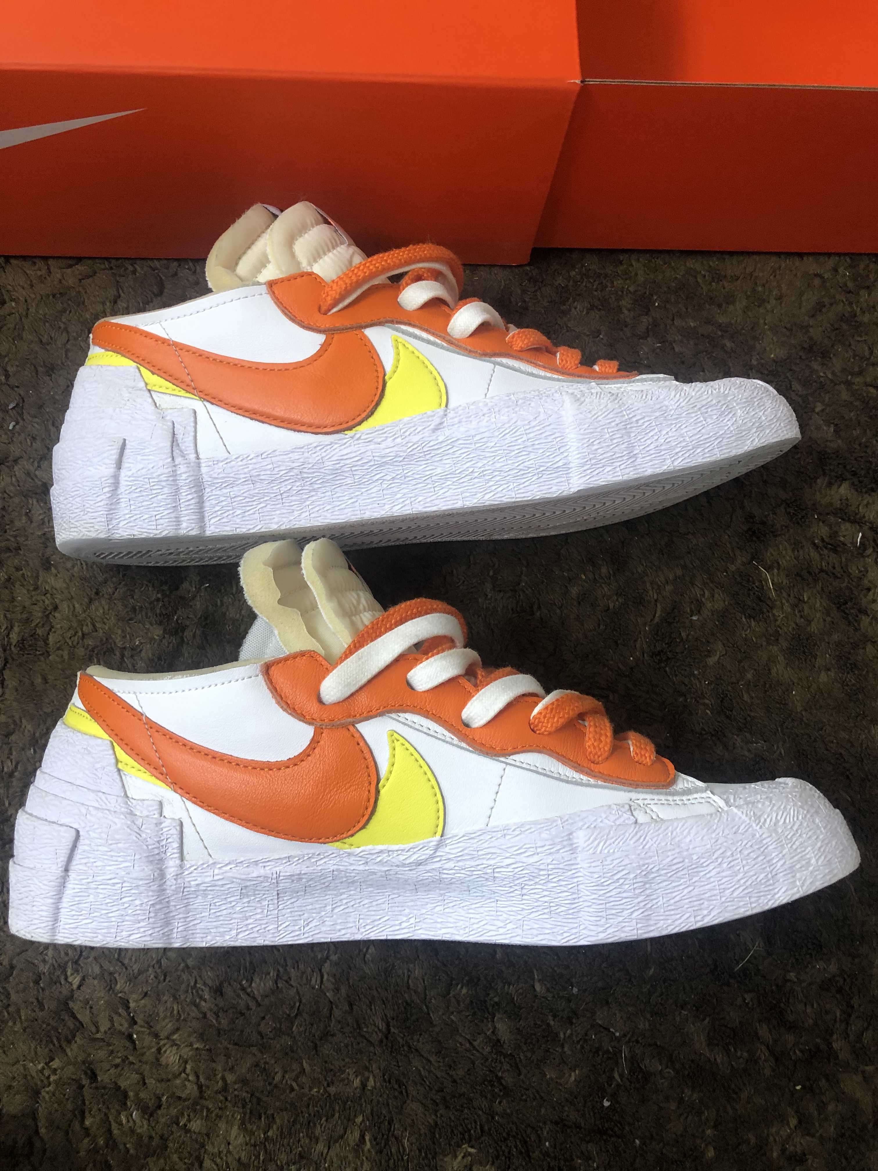 SACAI × NIKE BLAZER LOW "MAGMA ORANGE"