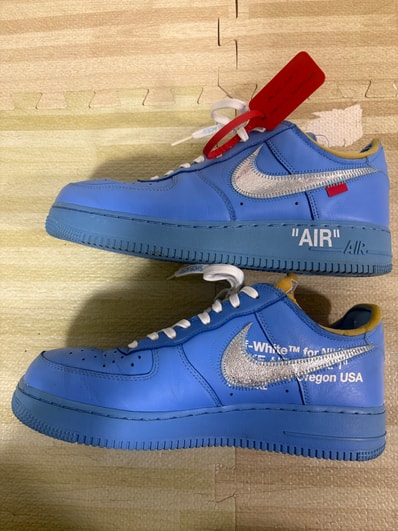 Off-White × Nike Air Force 1 Low "MCA University Blue"