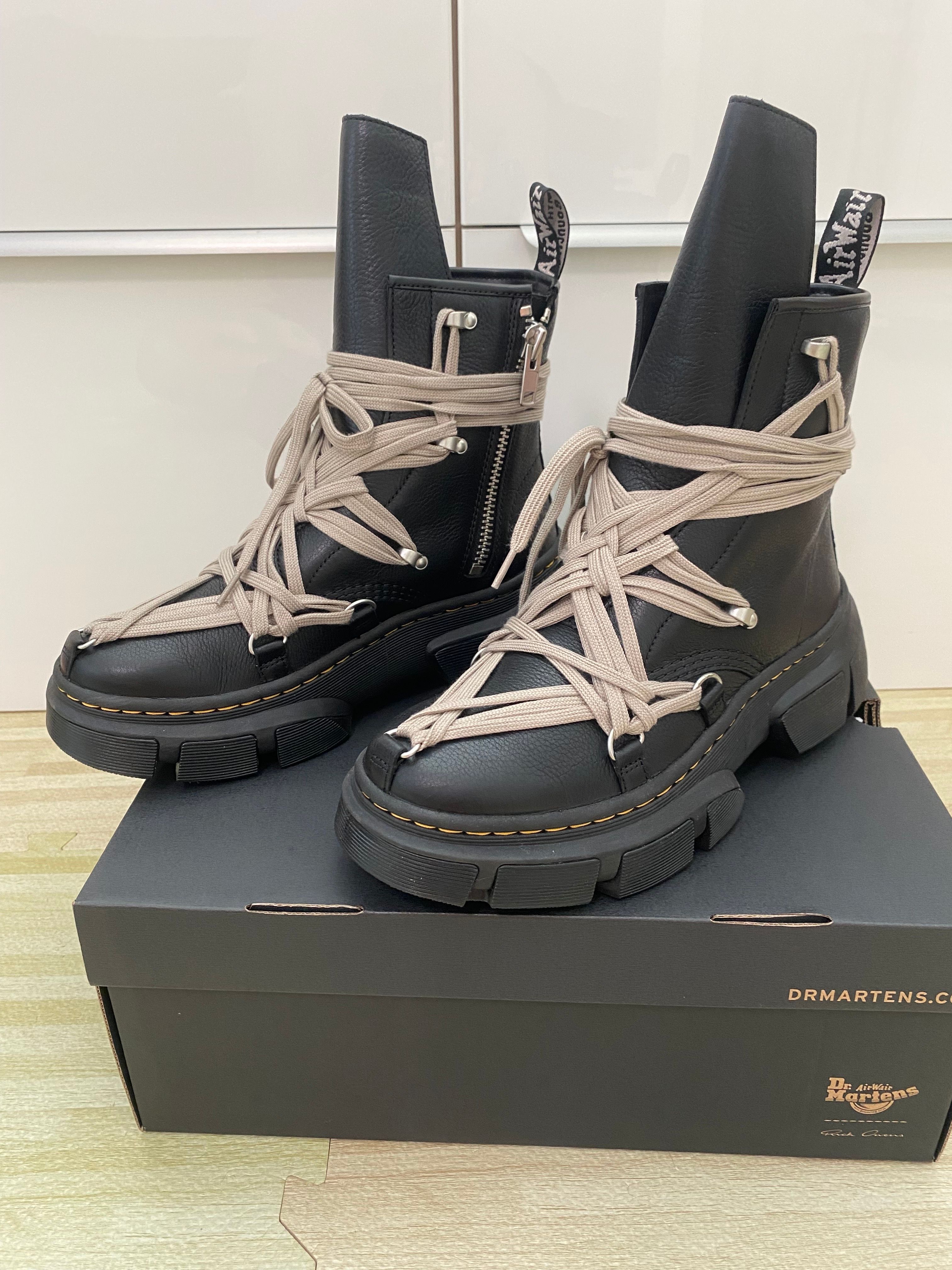 Rick Owens × Dr.Martens 1460 DMXL Mega Lace Boot "Black"