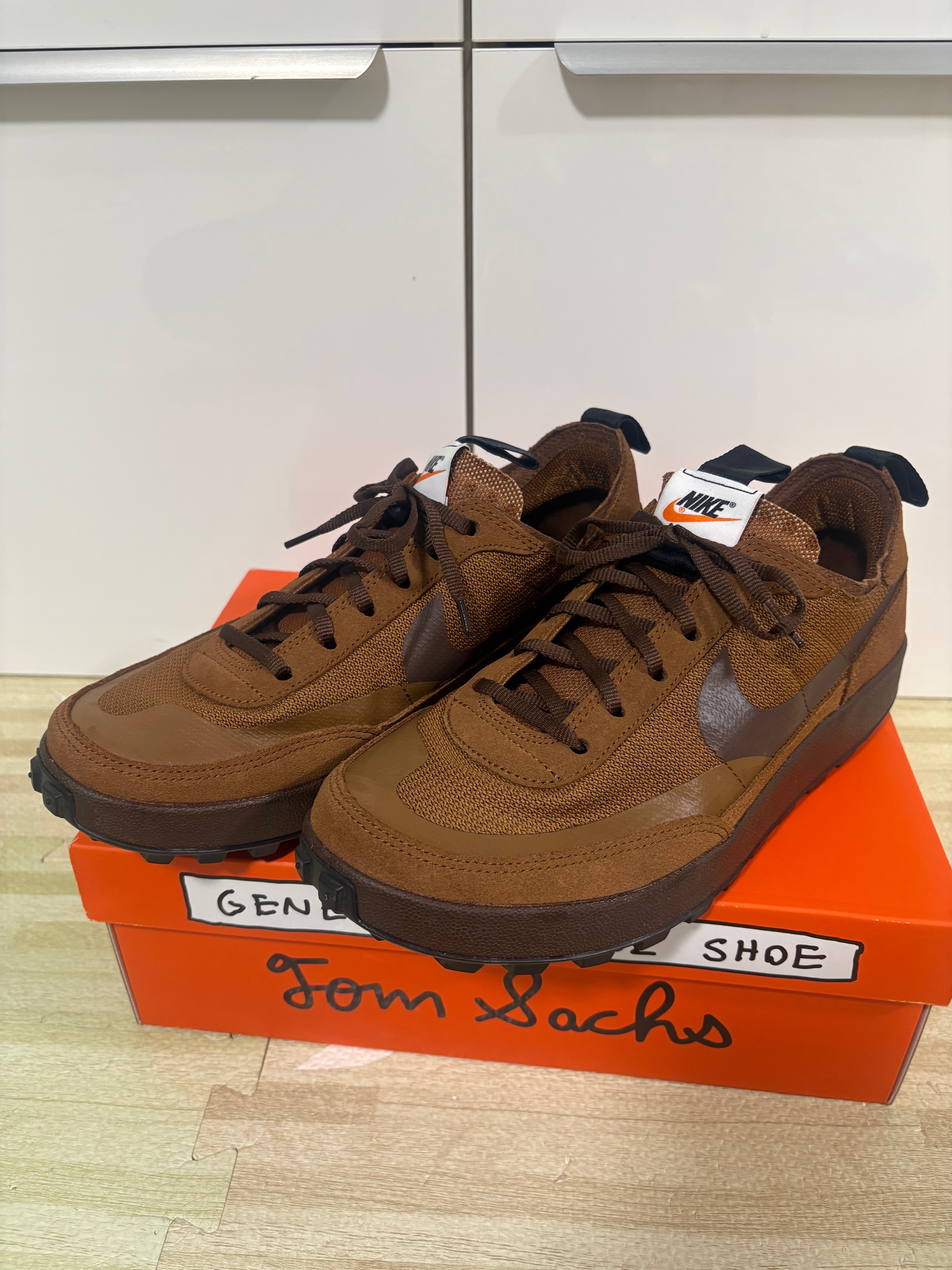Tom Sachs × NikeCraft Women's General Purpose Shoe "Brown"