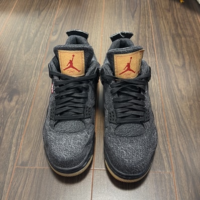 Nike × Levi's Air Jordan 4 "Black Denim" (LEVIS Tab)
