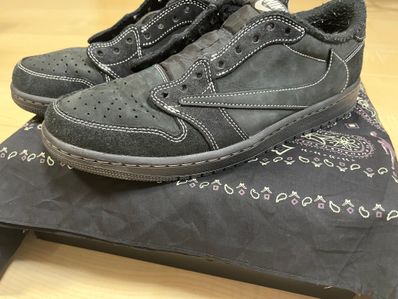 Travis Scott × Nike Air Jordan 1 Low OG SP "Black Phantom"