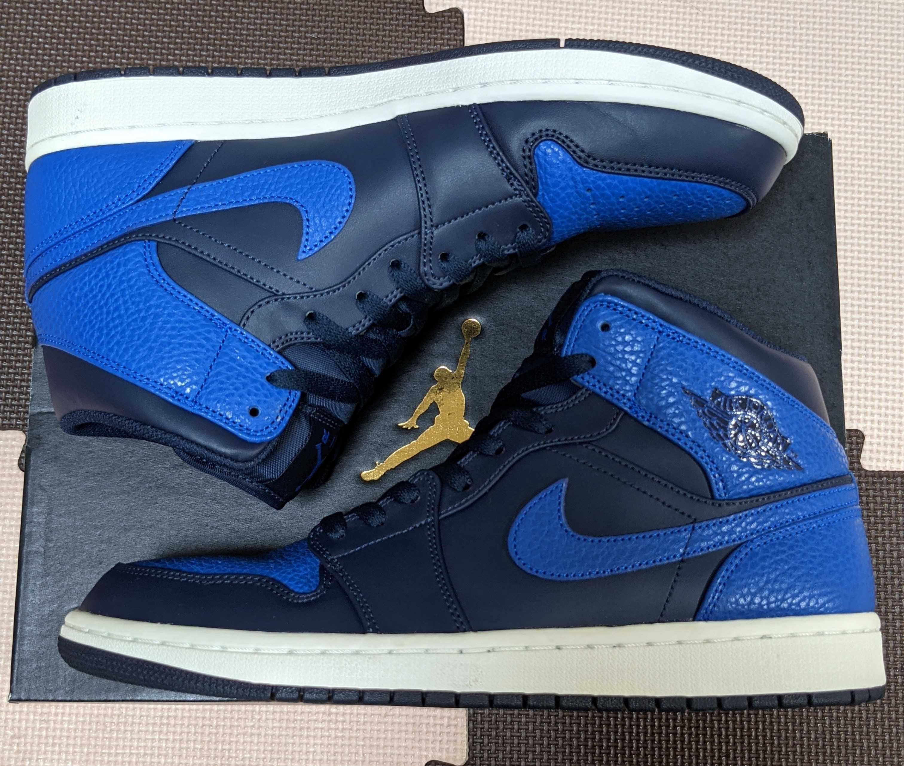 Nike Air Jordan 1 Mid "Obsidian Game Royal"