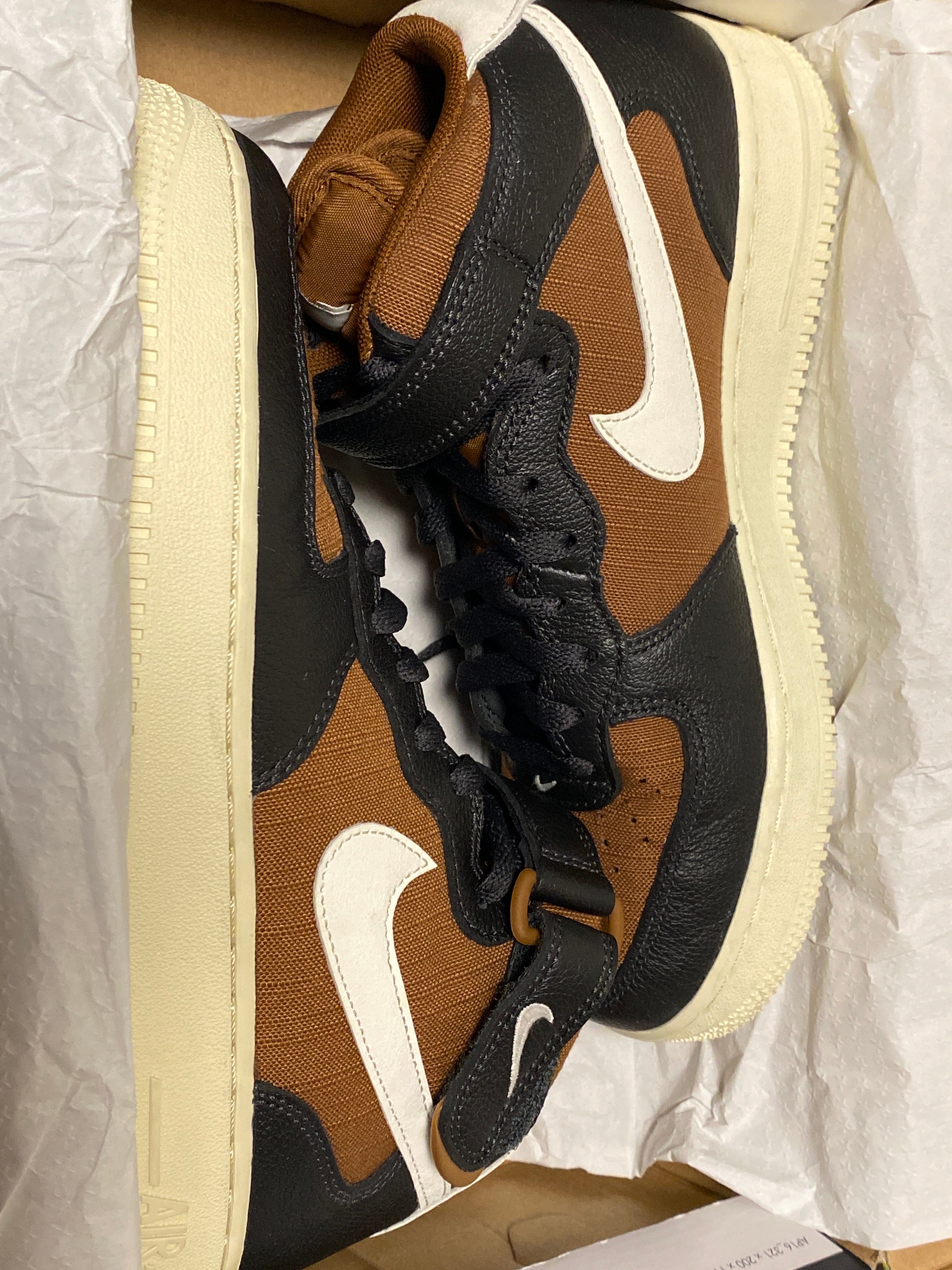 Nike Air Force 1 Mid '07 Vintage "Off-Noir and Pecan"