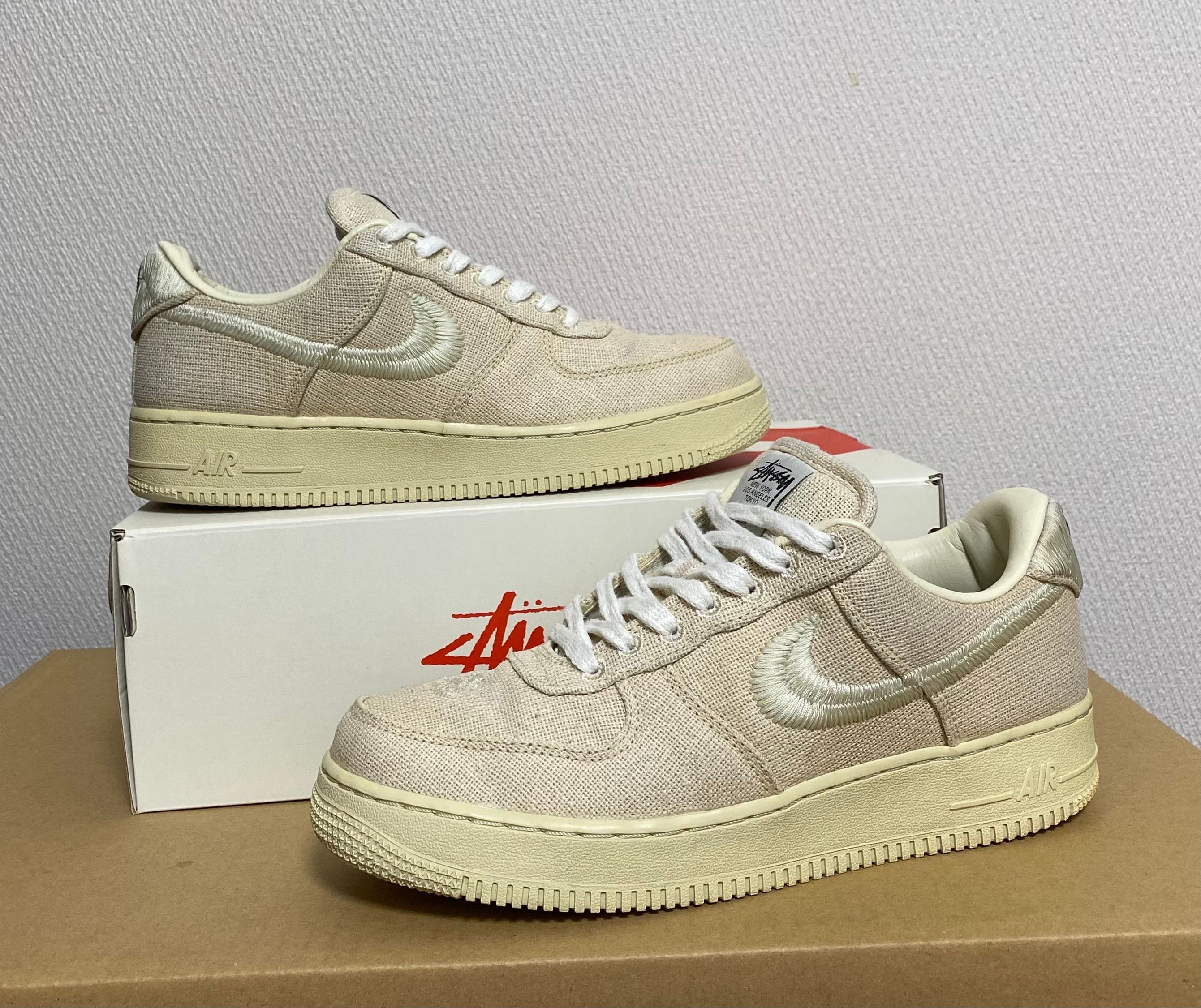 Stussy × Nike Air Force 1 Low "Fossil Stone"