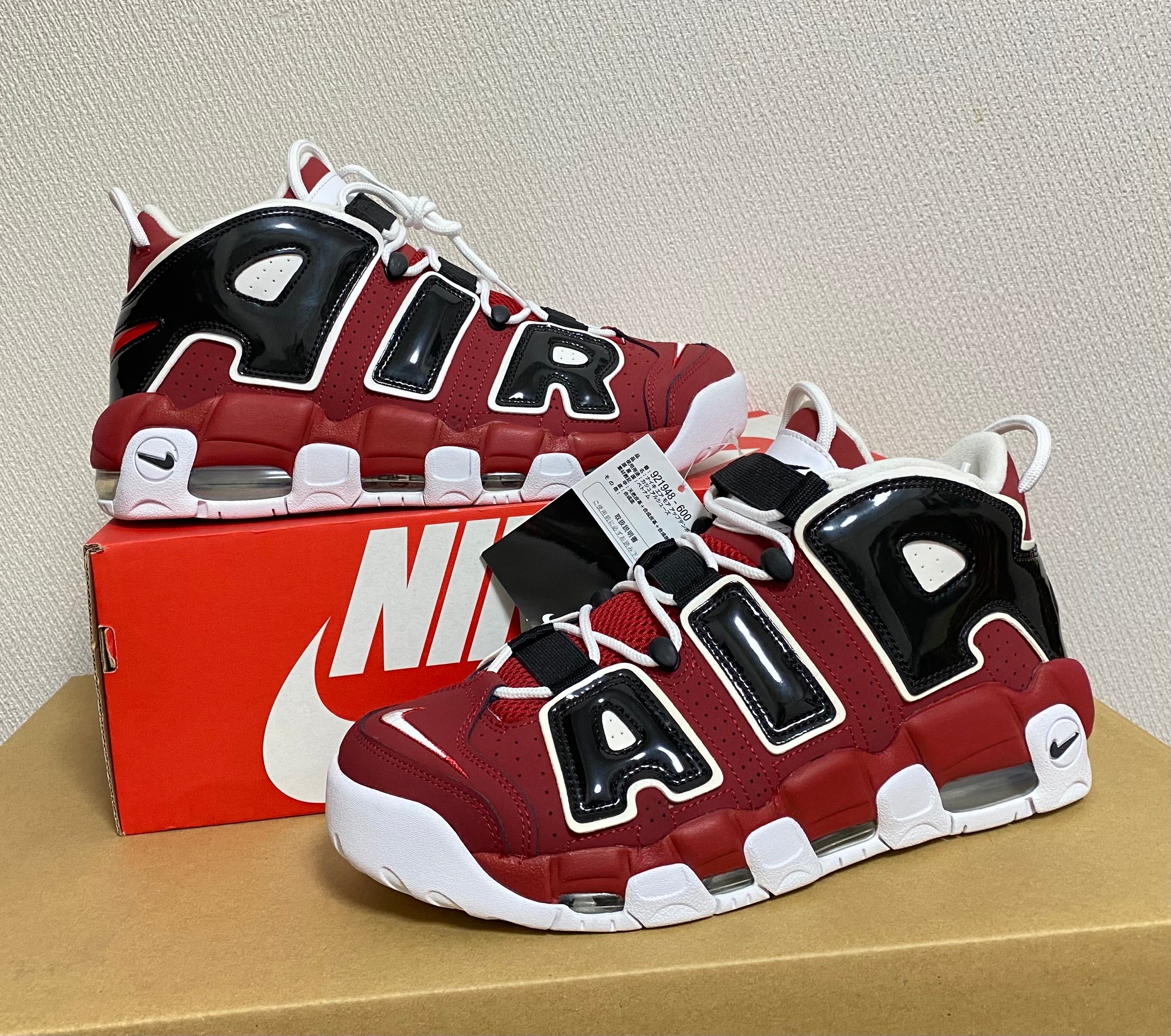 Nike Air More Uptempo ’96 "Black and Varsity Red" (2021)