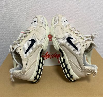 Stussy × Nike Air Zoom Spiridon CG 2 "Fossil/Black"