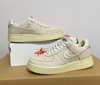 Stussy × Nike Air Force 1 Low "Fossil Stone"