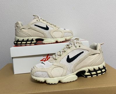 Stussy × Nike Air Zoom Spiridon CG 2 "Fossil/Black"