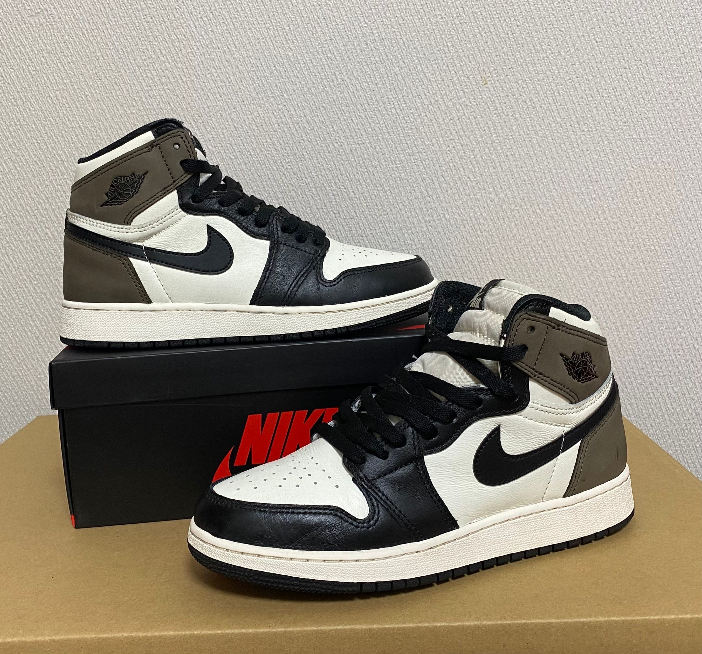 Nike GS Air Jordan 1 High OG "Sail/Dark Mocha/Black"