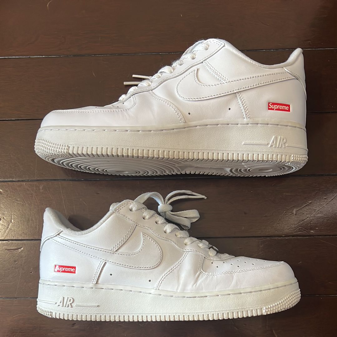 Supreme × Nike Air Force 1 Low "White"