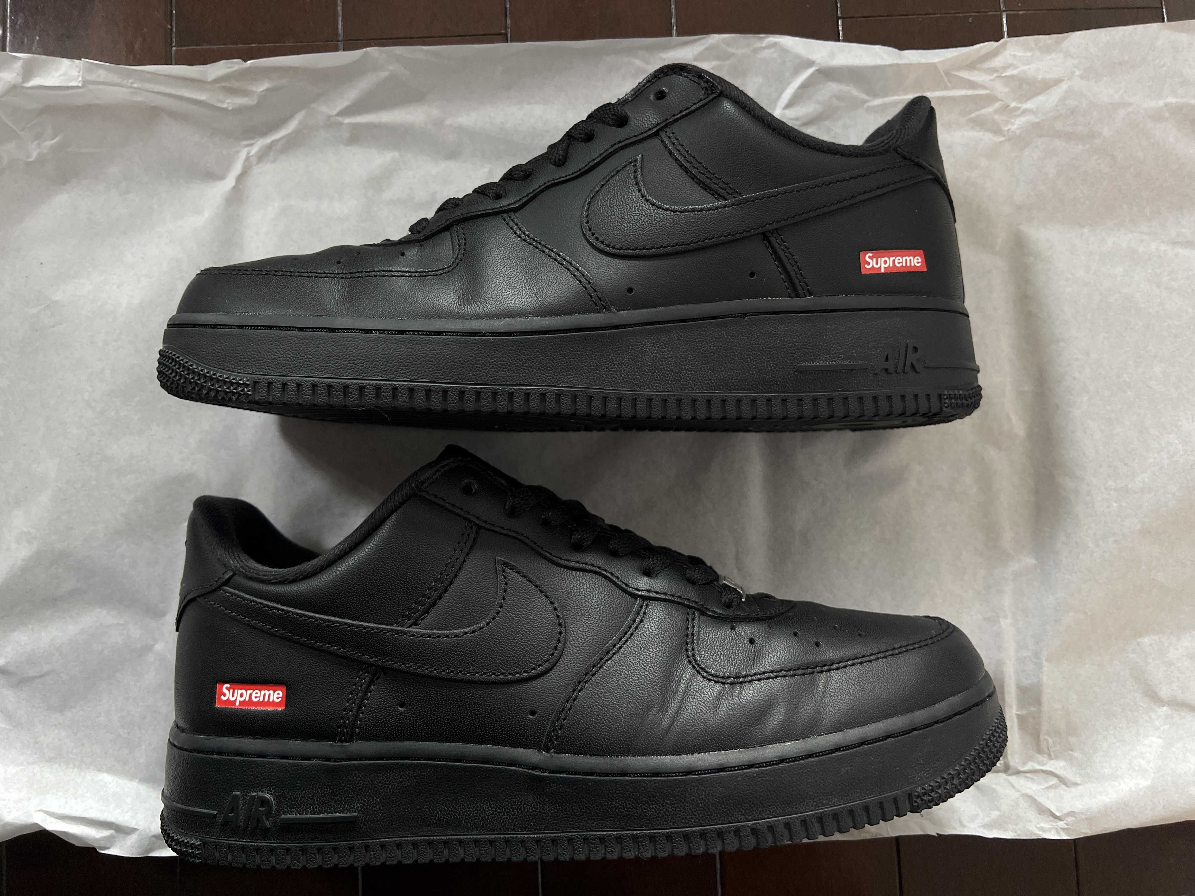 Supreme × Nike Air Force 1 Low "Black"