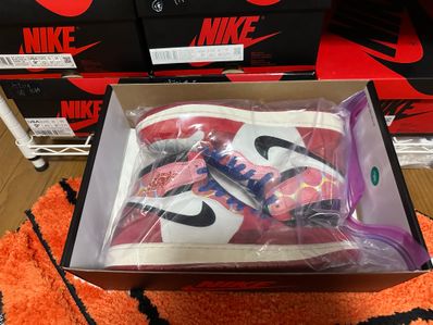 Spider-Man × Nike Air Jordan 1 Retro High OG SP "Spider-Man: Across the Spider-Verse/University Red"