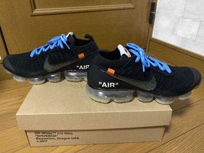 Off-White × Nike Air Vapormax "Black/Total Orange/Clear"