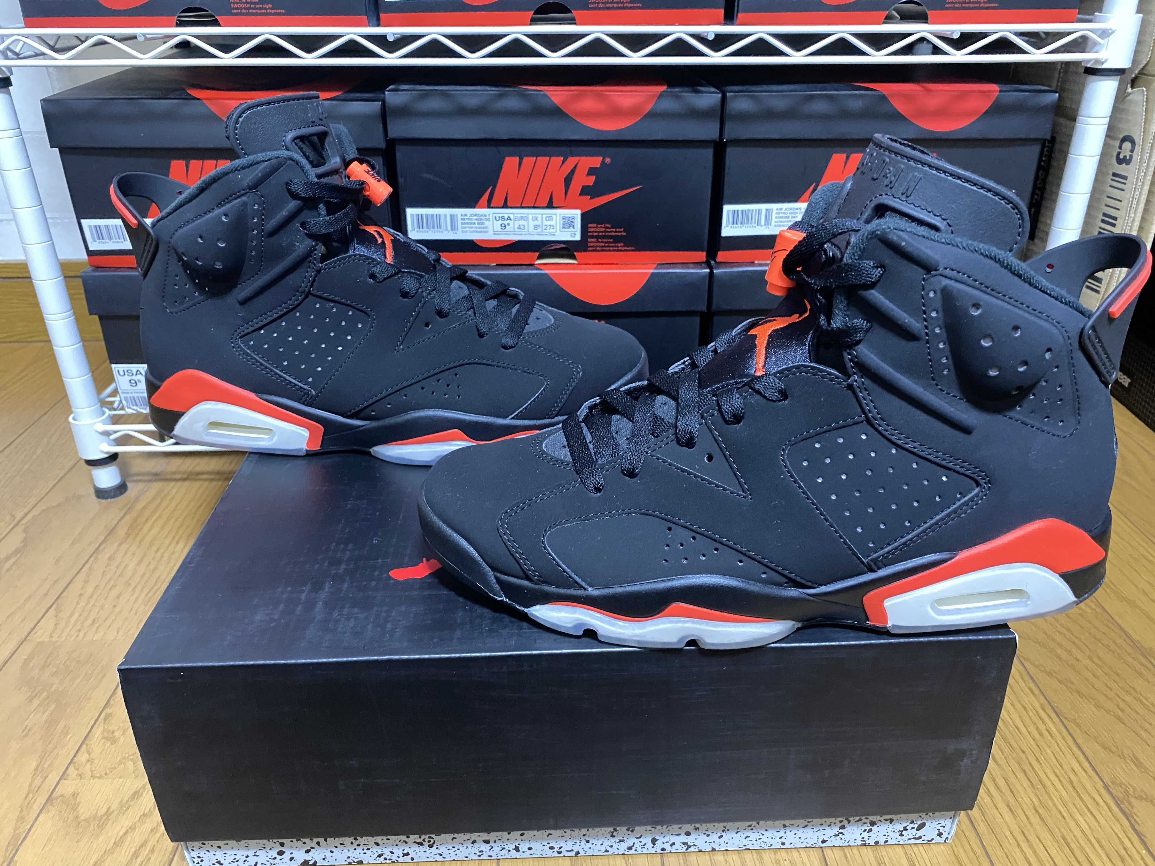 Nike Air Jordan 6 Retro OG "Black/Infrared"