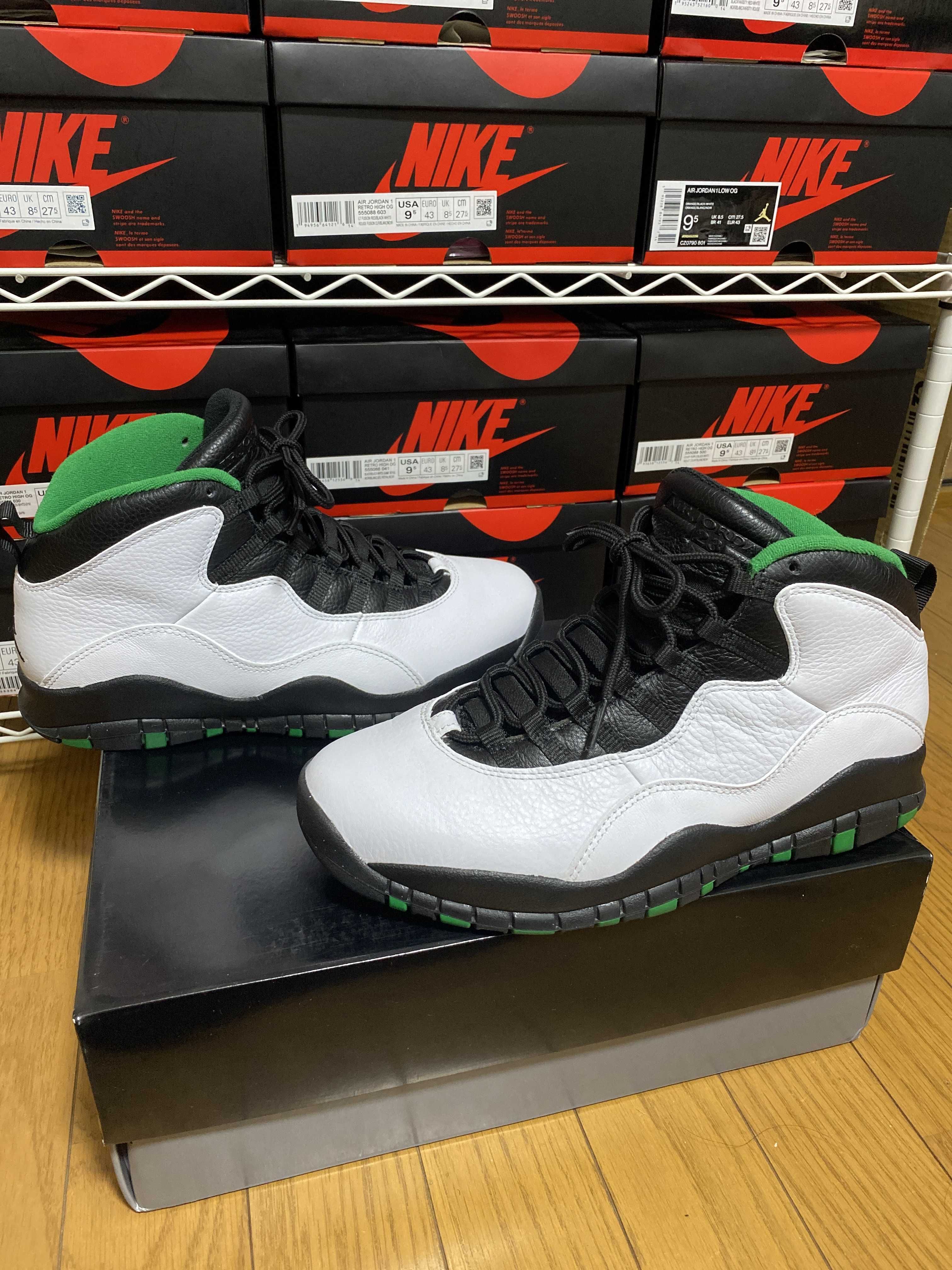 NIKE AIR JORDAN 10 "SEATTLE SUPERSONICS"