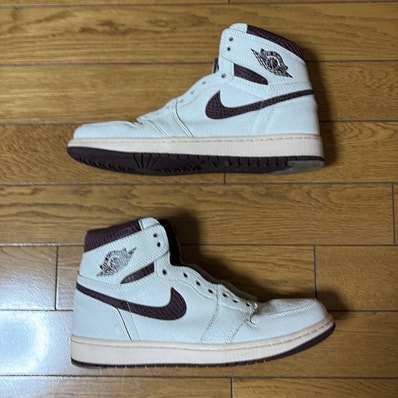 A Ma Maniere × Nike Air Jordan 1 Retro High OG "Sail and Burgundy"